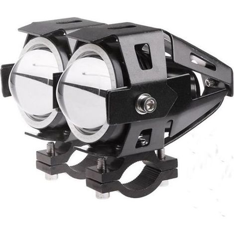 2pcs U7 Phare Moto Feux Additionnels LED Phares Avant Moto Anti Brouillard Projecteur pour Moto Quad Scooter Dream2215 (1/4)