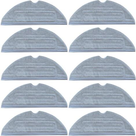 Lot de 10 serpillères pour Roborock S7 S7 + T7 T7 Plus,lingettes de rechange lavables pour Roborock S7