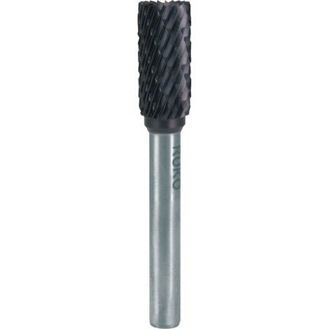 Frässtift ZYA D.6mm Kopf-L.18mm Schaft-D.6mm HM TiCN Verz.KVZ 4 m.Stirn RUKO (1/5)
