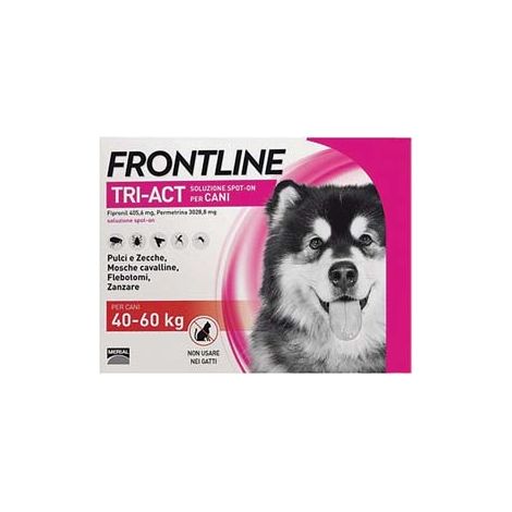 FRONTLINE TRIACT SPOTON PER CANI XL  in confezione da 6 pipette    FRONTLINE