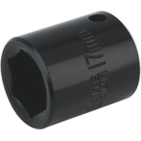 Sealey IS3817 Premier Impact Socket 3/8""Sq Drive 17mm