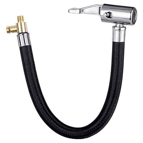 Pompe de gonflage de pneu Tuyau de gonflage de pneu Extension de valve Bouchon de valve Extension de valve Extension de valve Tube d'air de pneu Tuyau d'extension de tige de valve pour voiture, vélo, (1/5)
