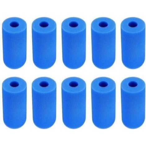 Lot de 10 Éponge Filtrante Type A, Filtre en Mousse pour Spa, Filtre de Piscine en Mousse, Cartouche de Filtre en Mousse, Réutilisables et Lavable, pour Spa, Piscine (1/4)