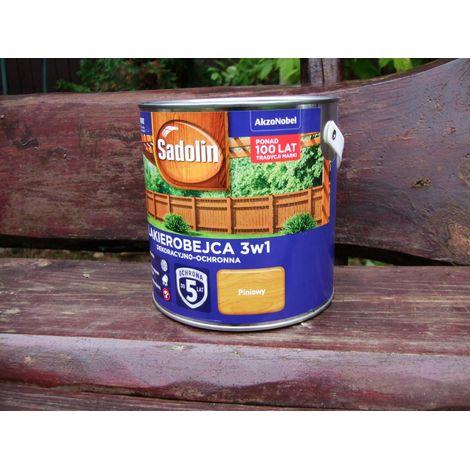 SADOLIN Lack Beize 3in1 Dekorativ und Schützend 2,5L Kiefer 1 Stk. (1/2)