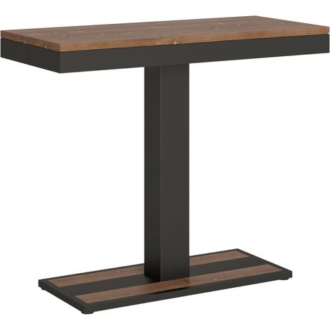 Tavolo consolle "Reggio Calabria" allungabile in legno per sala da pranzo -Allungabile fino a 190 cm / Abete Natura (1/4)