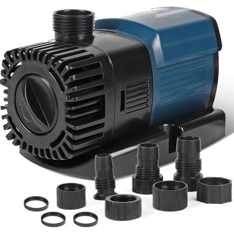 Pompe Bassin Exterieur 11W 1800L/H Pompe à Eau Filtre Hauteur max. 2,2M, câble 10M, filtration pour milieu doux et salé, ruisseau et fontaine (1/5)