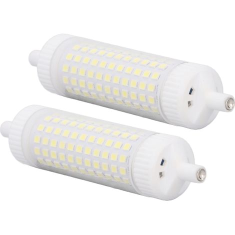 Dimmbare R7s-Lampe, 118 mm, Doppelsockel, Augenschutz, 154 LEDs, 15 W, für Bühnenbeleuchtung, 110 V, 2er-Pack, weißes Licht (1/5)