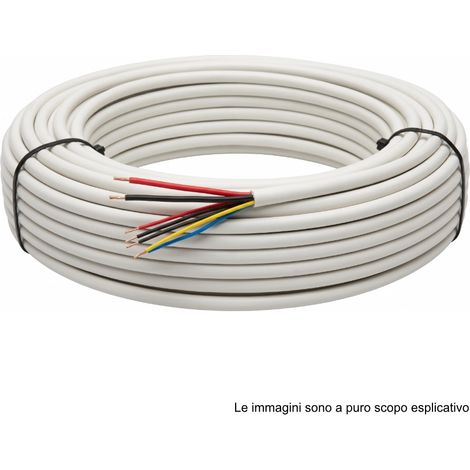 Cavo Allarme in Rame Micro Tek 2x0.50 + 4x0.22