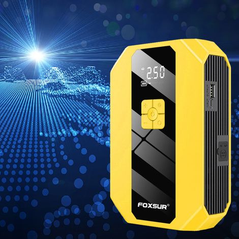 Toivize Gonfiatore per pneumatici senza fili da 150 PSI – Compressore portatile con display a LED – Diverse modalità di gonfiaggio – Spegnimento automatico – Batteria da 6300 mAh (1/5)