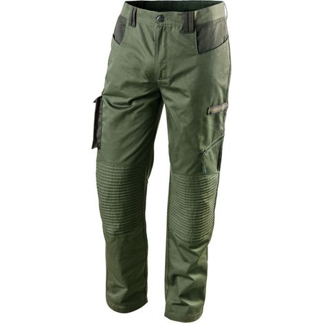 Pantaloni da lavoro mimetici color oliva, taglia XS (1/5)
