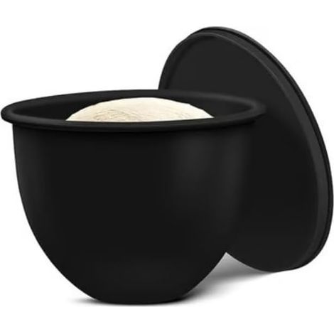 Silikoneinsatz für Mixerschüssel – 3-in-1 – Lebensmittelecht – Ausgießer und Deckel – Für den täglichen Gebrauch – Schwarz (1/5)