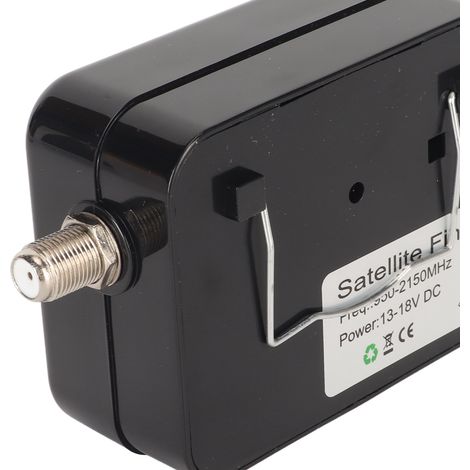 Détecteur de satellites portable SAT Finder, bande C/Ku, contrôle du niveau de dB, avec connecteur LNB vers REC pour la détection (1/5)