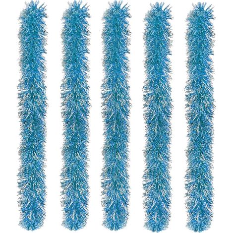 Weihnachts-Tannengirlande 10m Blau für Innen & Außen