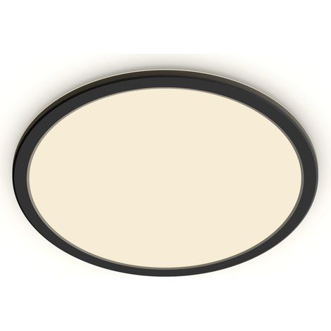 Philips LED-Deckenleuchte Superslim Schwarz 25 cm