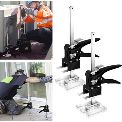 Randaco 2x Martinetto a mano Strumento manuale Sollevatore armadio Dispositivo di sollevamento multifunzionale Fino a 240Kg (1/5)