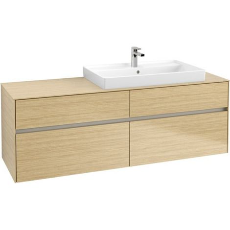 Villeroy & Boch Collaro Waschbeckenunterschrank, 4 Auszüge, (1/3)