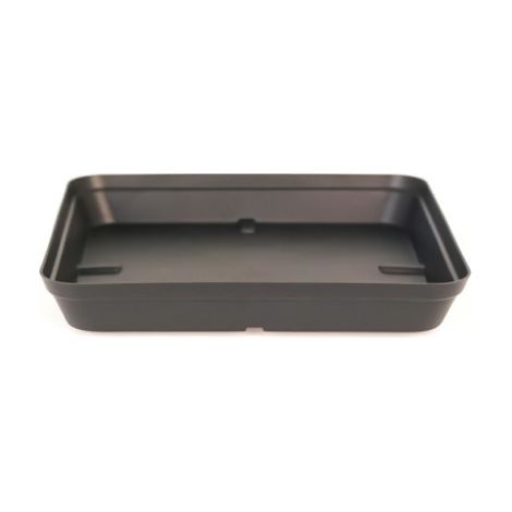 Soucoupe Capri Carree 40cm Anthracite