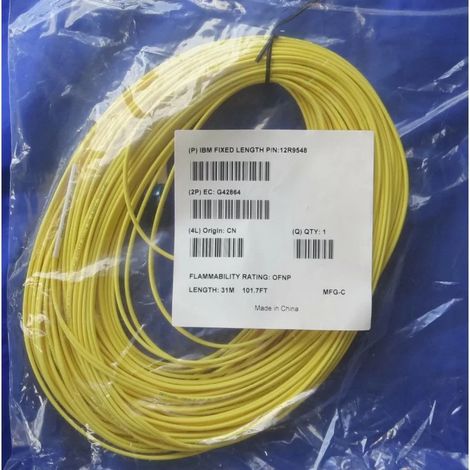 IBM 12R9548 - Cable de Fibra Óptica LC LC Dúplex SM 50/125 de 31 metros