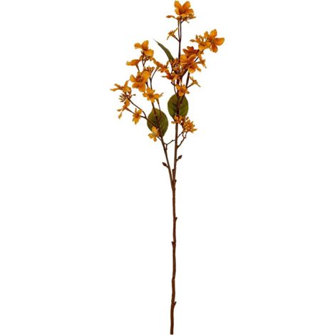 Yellow Vernicia Fordii Spray Artificial Flower - Plastic - L22 x W10 x H63 cm - Yellow