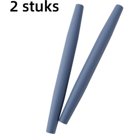 Rouleau à pâte bleu 33 x 3 x 3 cm avec revêtement antiadhésif résistant à la chaleur et compatible lave vaisselle pour nouilles raviolis pâtes et pâtisserie (1/5)