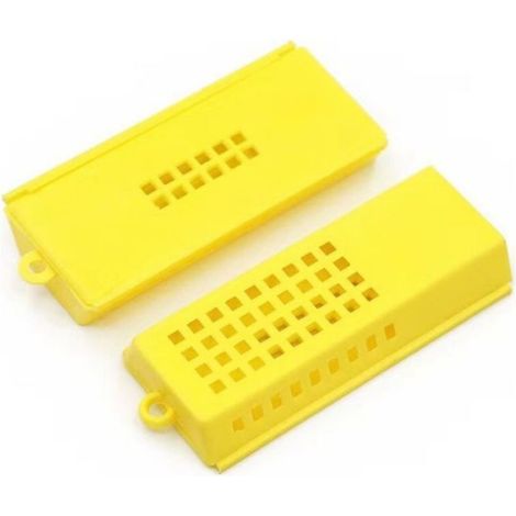 10pcs Cages d'élevage reine abeilles - Matériau plastique haute qualité Facile à nettoyer et transporter - Apiculture élevage (1/4)