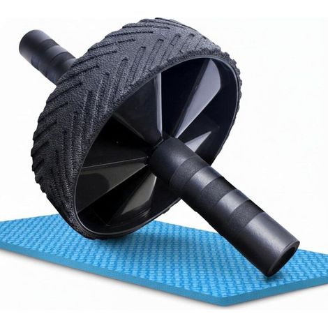 HOXILEELEO - Roue abdominale professionnelle pour muscler vos abdos à la maison Rouleau abdominal avec tapis antidérapant Exercices de gainage, gymnastique et fitness à domicile - Design haut de gamme (1/5)