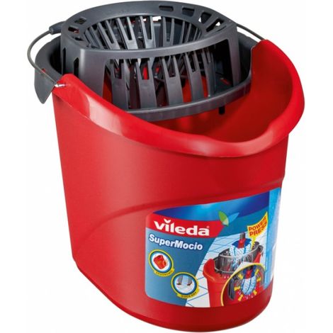 Vileda Super Cubo con Escurridor 13l Rojo 128767...