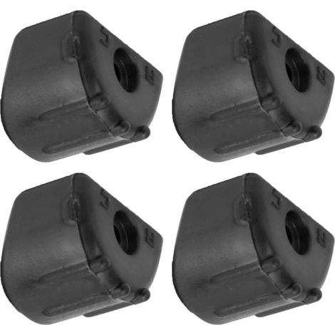 Housse de protection robuste pour amortisseurs RC 1/8, 4 pièces noires (1/5)