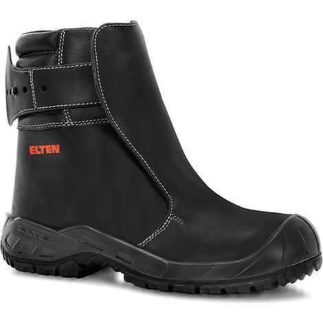 Gießerstiefel Calvin Gr.41 schwarz Leder S3 SR HI HRO Fe Al EN ISO 20349-1 ELTEN (1/5)