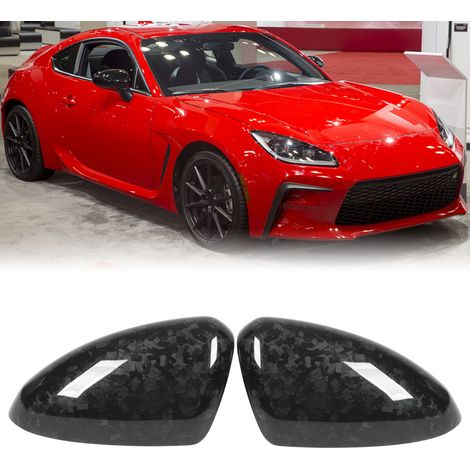 Coques de rétroviseurs en fibre de carbone pour Toyota GR86 2022+ (paire), en fibre de carbone forgée. (1/5)