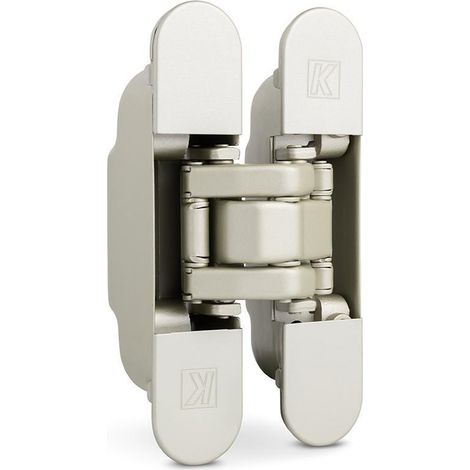 bisagra invisible para puerta. modelo atomika slim k-8060 acabado oro satinado