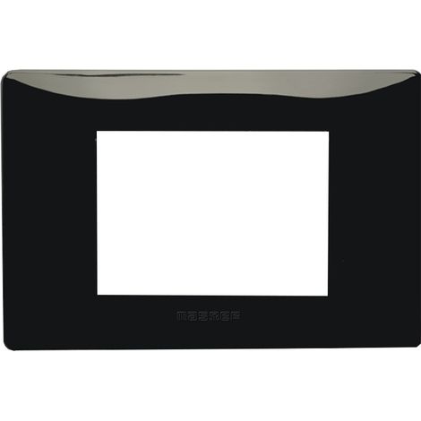 Placca Master Mix 3 Moduli Nero PANTHER 21MX203