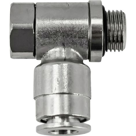 TRU COMPONENTS Raccord coudé TC-14205588 MPH-G 8-01 Ø de tuyau: 8 mm Taille du filetage: G1/8" 1 pc(
