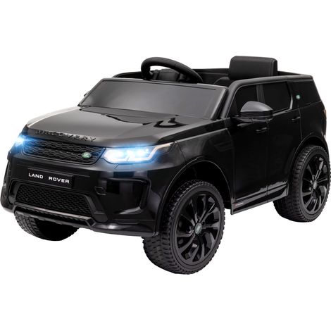 Licensed LRover Discovery Sport, 12V Kids Ride on Car w/ Remote Control, Lights, Music, Horn, for 3-6 Years, Black (1/5)