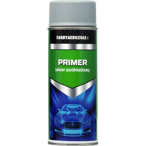 Imprimación acrílica gris en aerosol de 400 ml para la primera capa base. (1/2)