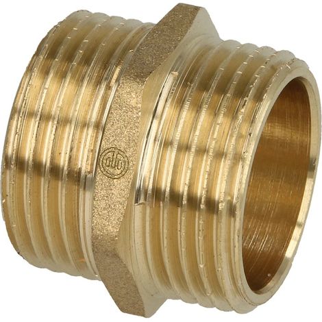 Nipple double 1’’ hexagonal laiton nu