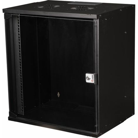 Equip Wandgehäuse 19` 12U 540x400mm schwarz
