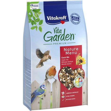 Vitakraft VitaGarden® Classic-Mix 1kg GVO 1 kg Vogelfutter