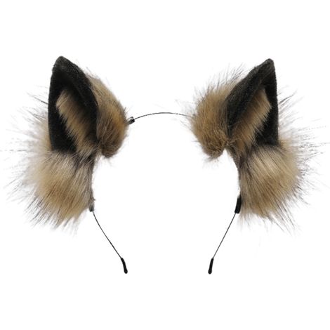 Serre-tête oreilles de renard, loup, chat et chien, accessoire pour cheveux, déguisement d'Halloween, accessoire de coiffure. (1/5)