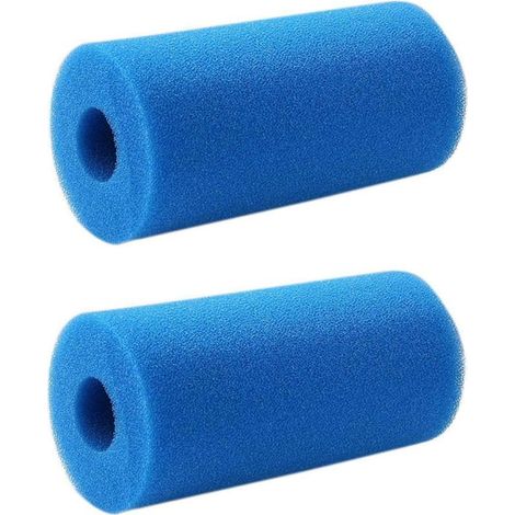 Juego de 2 filtros de espuma reutilizables y lavables para piscinas, compatibles con (1/5)