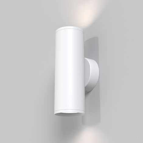 Applique Da Parete Moderno Focus S Alluminio Bianco 2 Luci Gu10 10W (1/4)