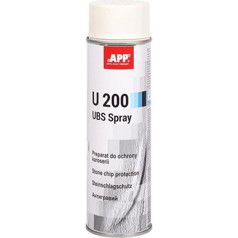 Anti gravillons - Protection bas de caisse - Voiture - Blanc - Antirouille - APP U200 - 500ml