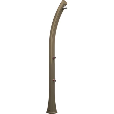Doccia Solare da Esterno Giardino 23L Miscelatore e Lavapiedi Arkema Happy Dove Grey (1/5)