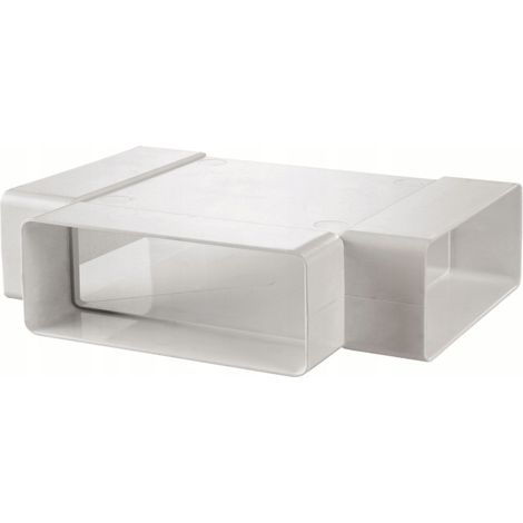 Raccord Horizontal Pour Canal Plat - 204 X 60 Cm - Montage Facile - Raccordement De Canal - Ventilation (1/5)