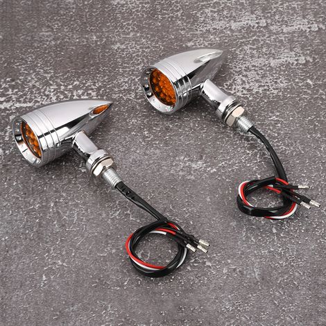 Motorrad-Blinkerlampe im Retro-Stil mit LED-Blinker, passend für Honda (1/5)