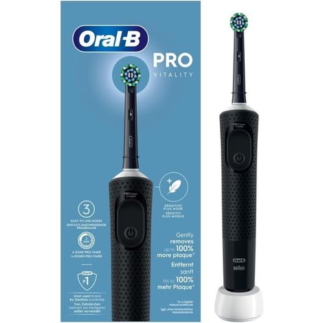 Oral-B Vitality Pro Elektrische Zahnbürste Schwarz