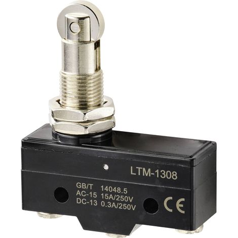 TRU COMPONENTS TC-9201360 Microrupteur 250 V/AC 15 A 1 x On/(On) à rappel 1 pc(s) (1/5)