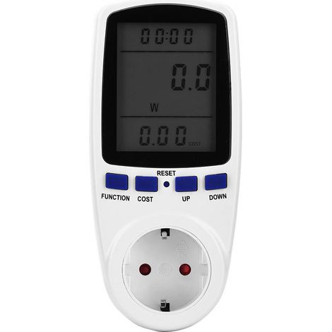 Moniteur de consommation électrique, compteur d'énergie, analyseur de consommation kWh avec écran LCD-AquaForge (1/5)
