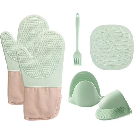 Küchenhandschuhe, Gebäckhandschuhe – Silikon-Küchenhandschuhe, hitzebeständige Handschuhe, Kochhandschuhe