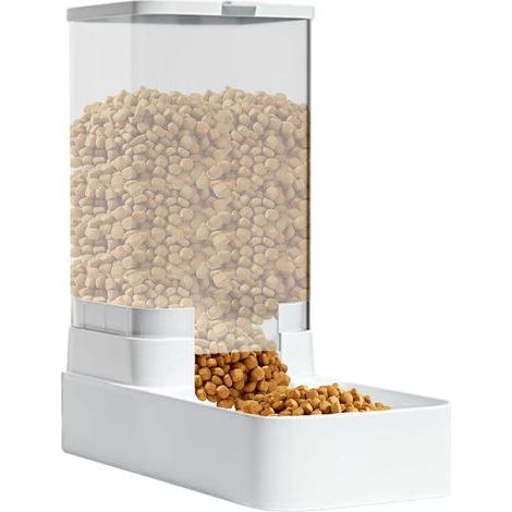 Distributeur Automatique de Croquettes Et d'Eau pour Chien Et Chat - Mangeoire Et Abreuvoir (1/5)
